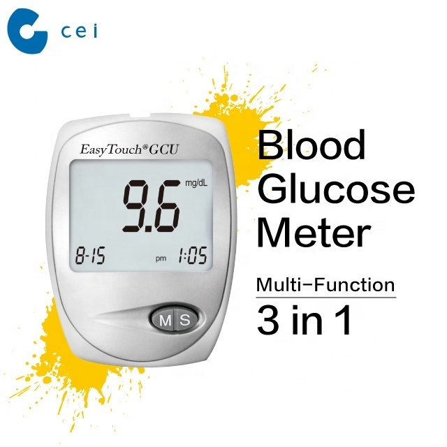 CE ISO 3 in 1 Smart BT Function Glucometer Diabetes Productos Blood Test Machine