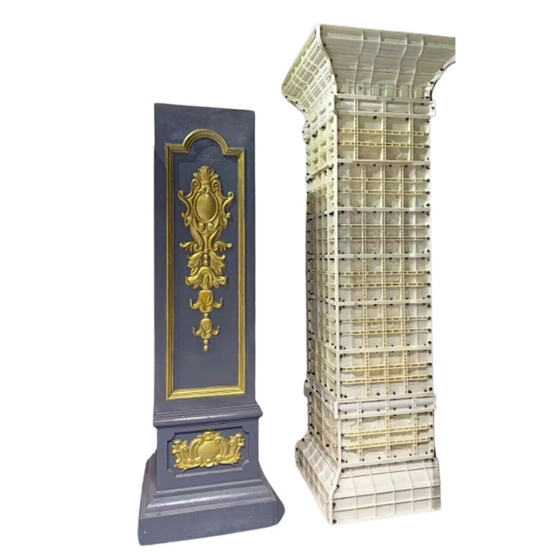 Factory price high quality roman pillar mold for concrete silicone mold porch roman pillar mould column mold fiberglass for sale