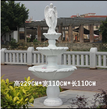 New style French fountain mold silicone mold concrete plastic mould outdoor plaster fountain smoke water molds for sale statue