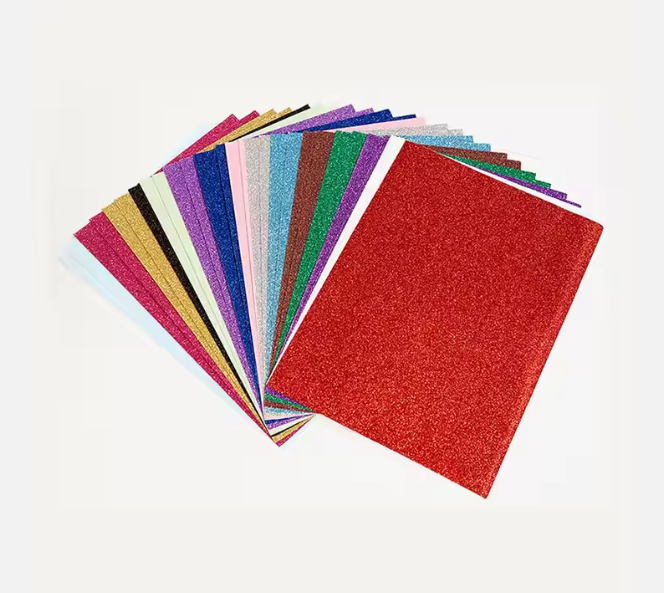 Sparkling Vinyl Adhesive Sheets Heat Transfer Permanent Glue for Craft Applications