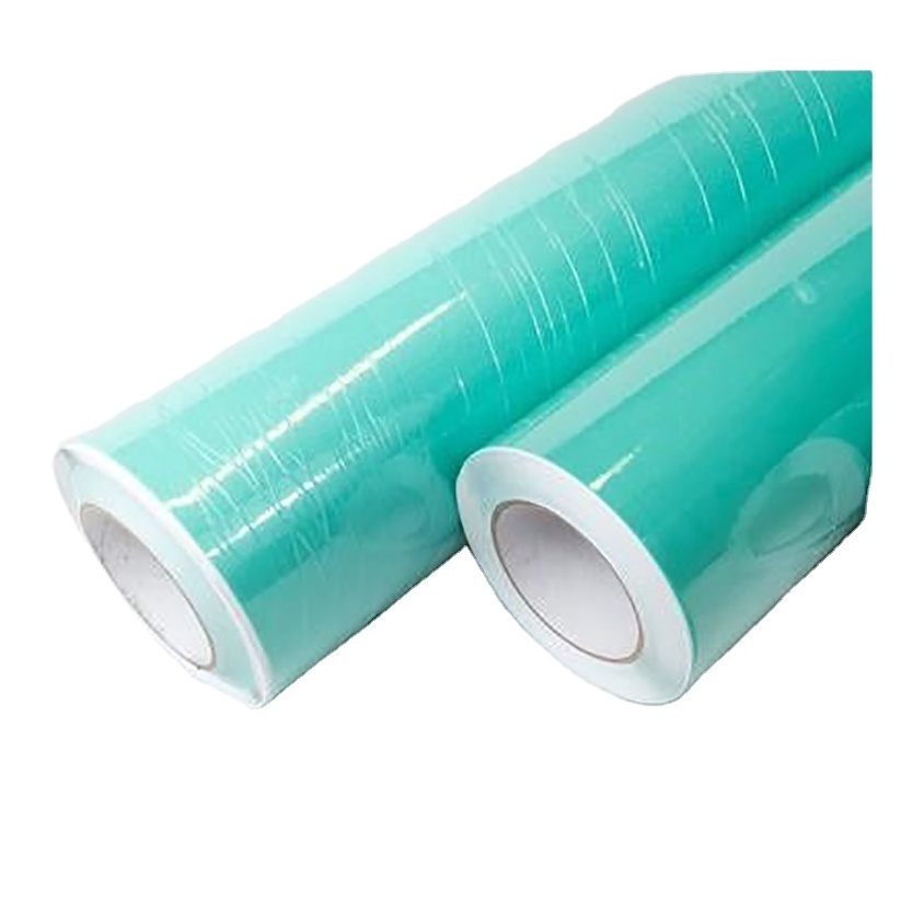 Low-Tack Blue Self-Adhesive Vinyl Stencil Masking Film Roll Sandblast Stencil