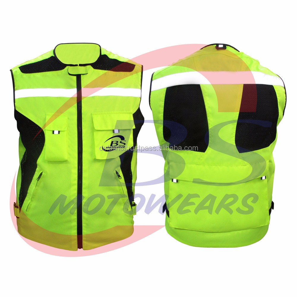 New Fashion High Visibility (Flu Reflective) Hi-Viz Safety Vest