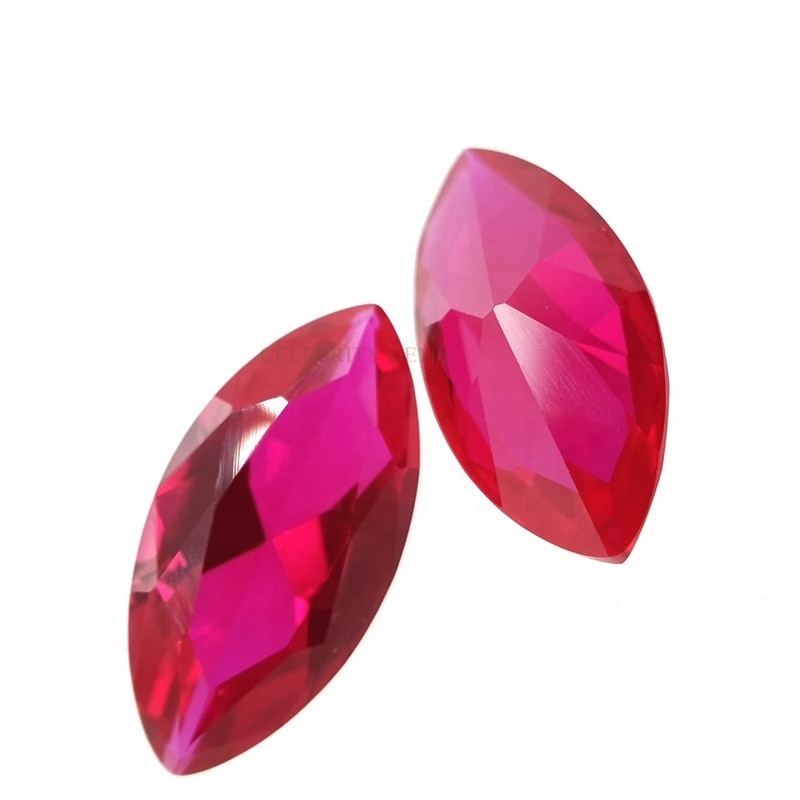 Ruby Stone Price per gram Loose synthetic jewelry stones