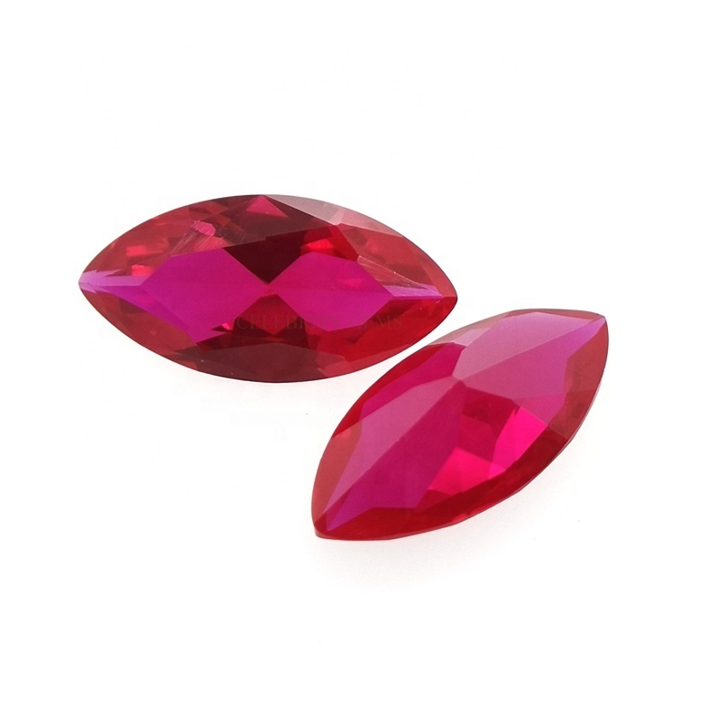 Ruby Stone Price per gram Loose synthetic jewelry stones