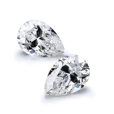 China Manufacturer Excellent Color Lab Created Pear Cut Moissanite Loose