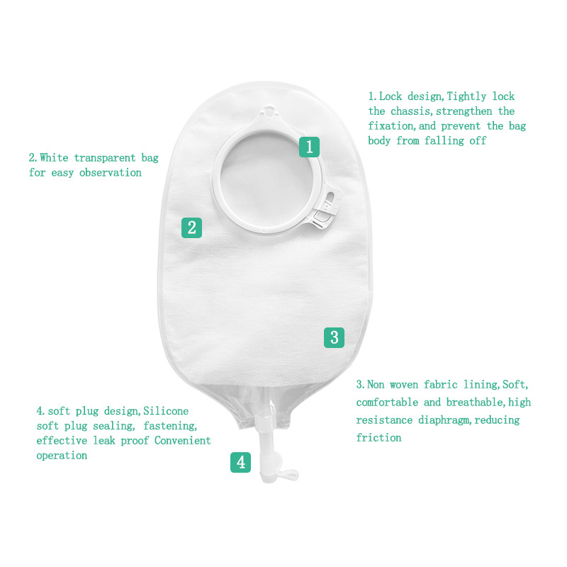 CELECARE Urostomy Bags 2 Pise Stoma Urostomy Disposable Bag