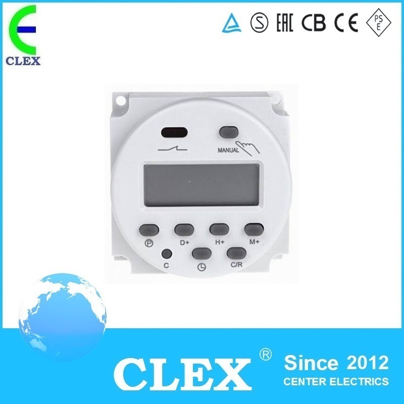 CN101A LCD Digital Power External battery Programmable Timer 12V 24V OKTIMER Type Time Relay Switch 110V 220V