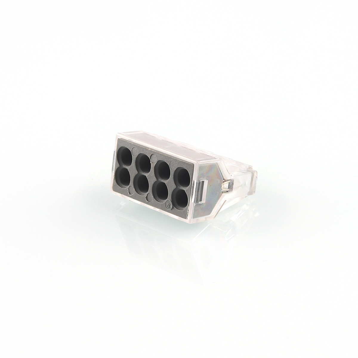 773-168 Push 8 Pin PUSH Wiring Terminal Conductor Connector 24A 8 Way Quick Electric 108 Nut Wire Connector For Junction Box