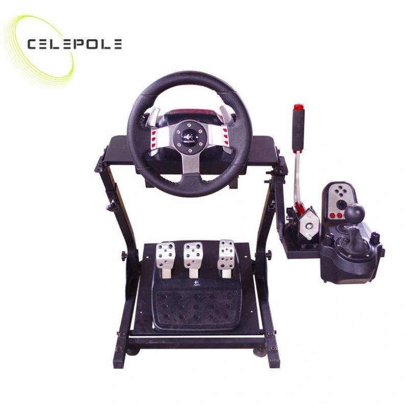 Racing Steering Wheel Stand for PC USB Handbrake Logitech G25/G27/G29/G920 AG203