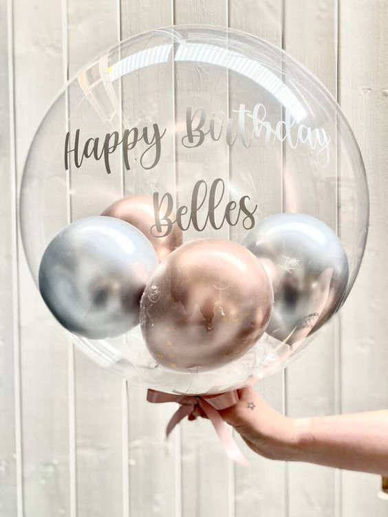 Bubble Transparent Balloons Birthday Bobo Balloons Crystal Bubble Clear Balloons for Birthday Party