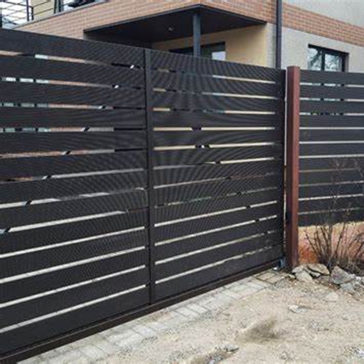 Celia Aluminum Garden Fence Slats Trellis Gates Wholesale Composite Fence