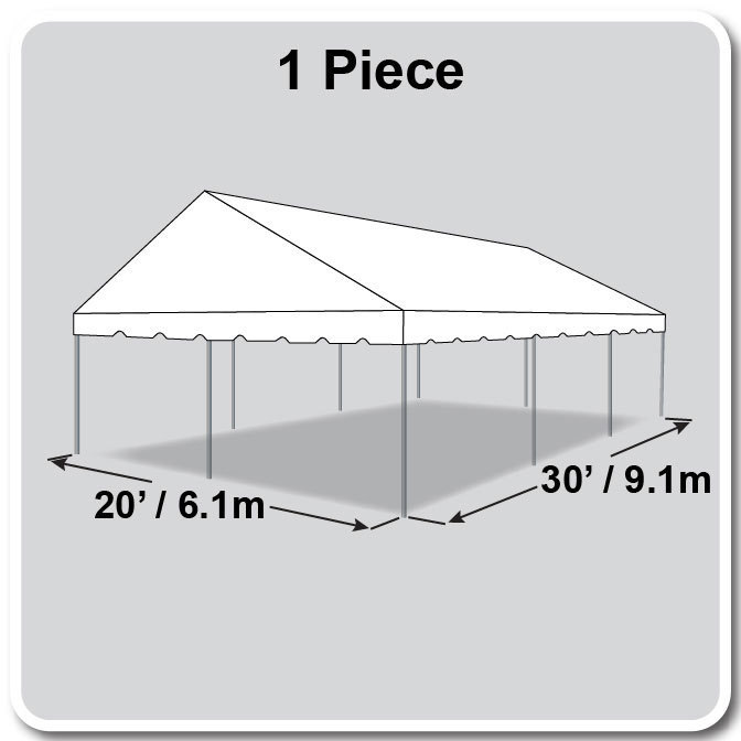 Celina White Outdoor Canopy Garden Gable Frame Tent Party Event Wedding Tents For Events 20 ft x 30 ft (6 m x 9 m)