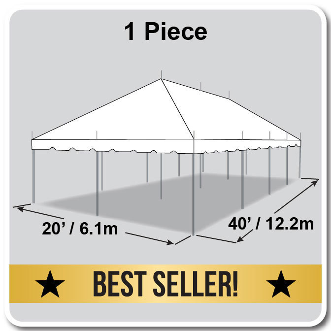 Celina Classic Frame Tent Commercial Gazebo Tent  Folding Canopy 20 ft x 40 ft (6 m x 12 m)