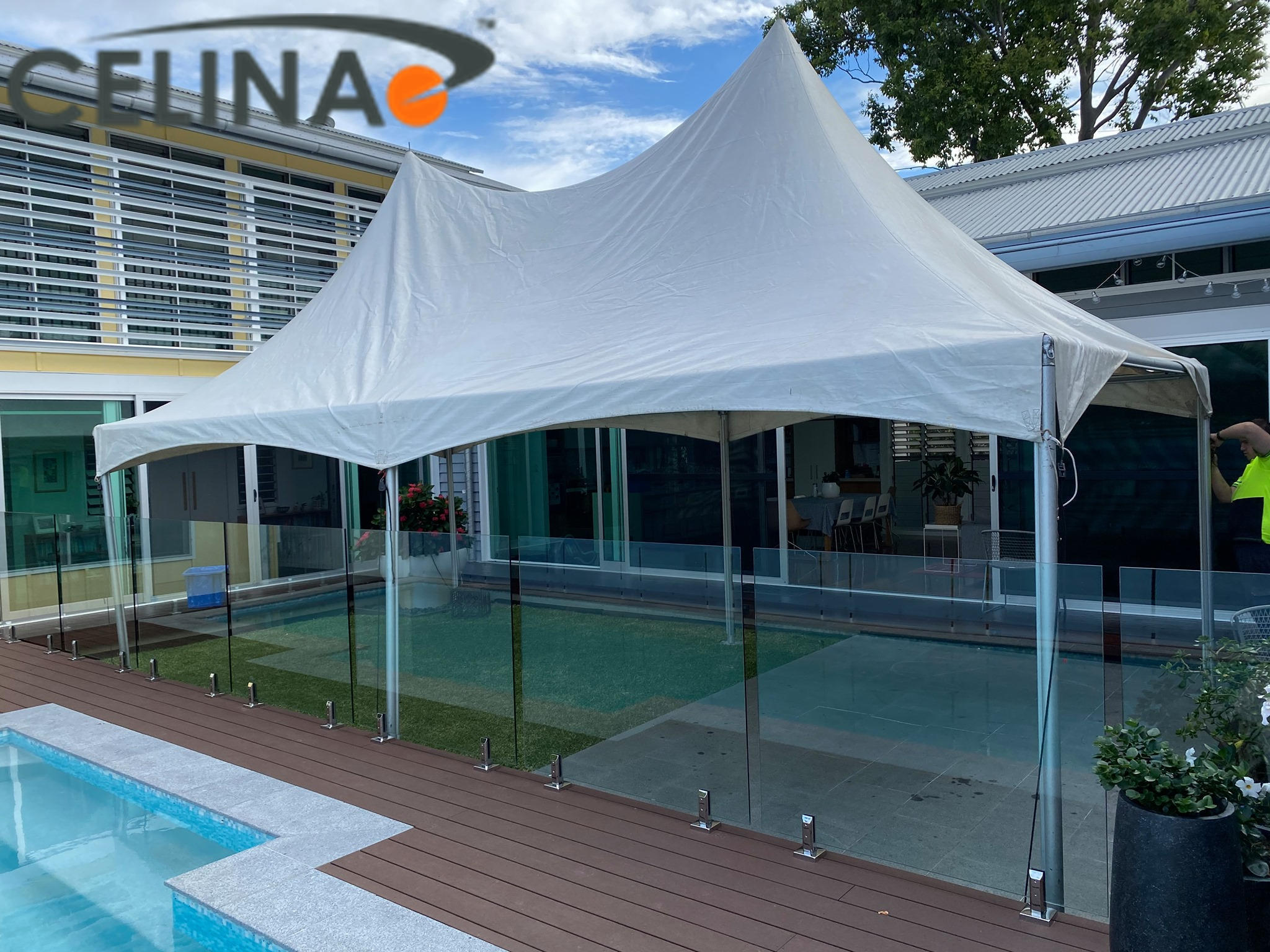 Celina canopy waterproof 10x20 canopy tent Events match use marquee pinnacle tent