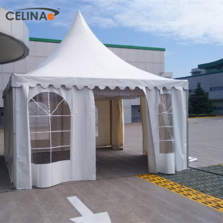 Aluminum Alloy Structure White Pvc Canopy 5x5 Pagoda Tent Marquee For Event