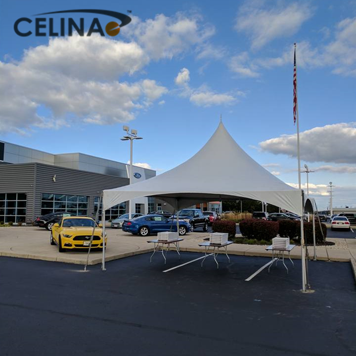 Celina Outdoor Tent 15x15 Canopy with Removable Sidewalls, Portable Canopy Shelter Tent Pavilion White Party Wedding Tent