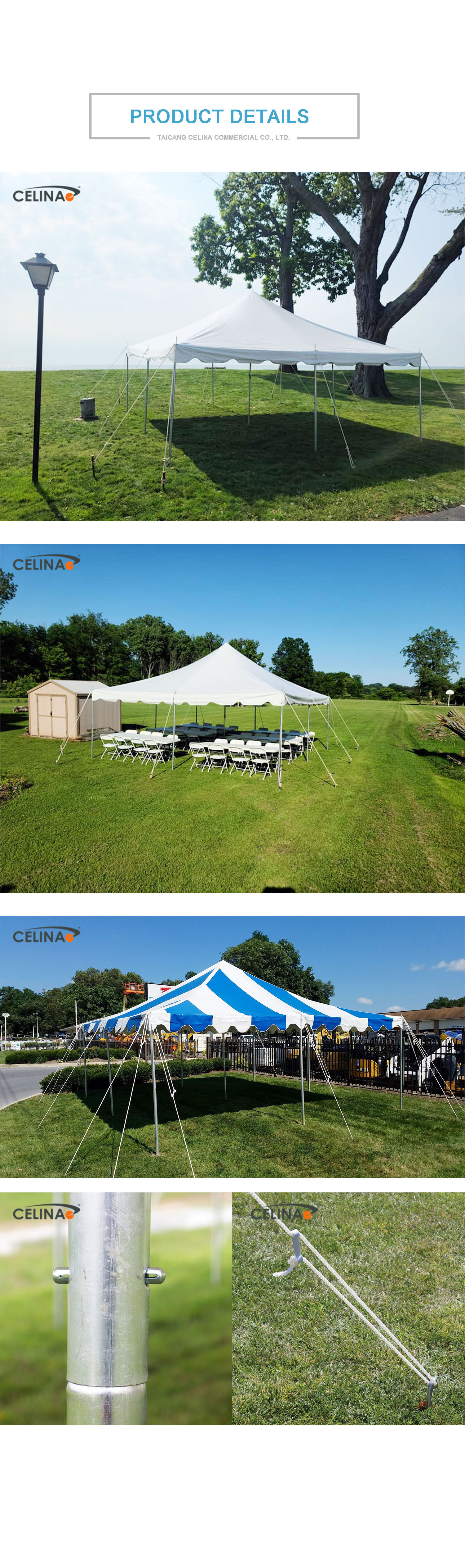 Celina outdoor customize waterproof canvas 40x60 outdoor circus tent sale marquees and tents for events