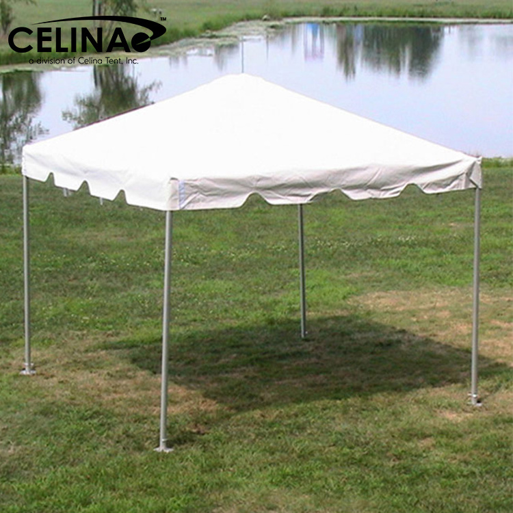 Celina White 10x10 PVC Foldable Marquee Gazebo Canopy Trade Show Tent 10ft x 10ft (3.1m x 3.1m)