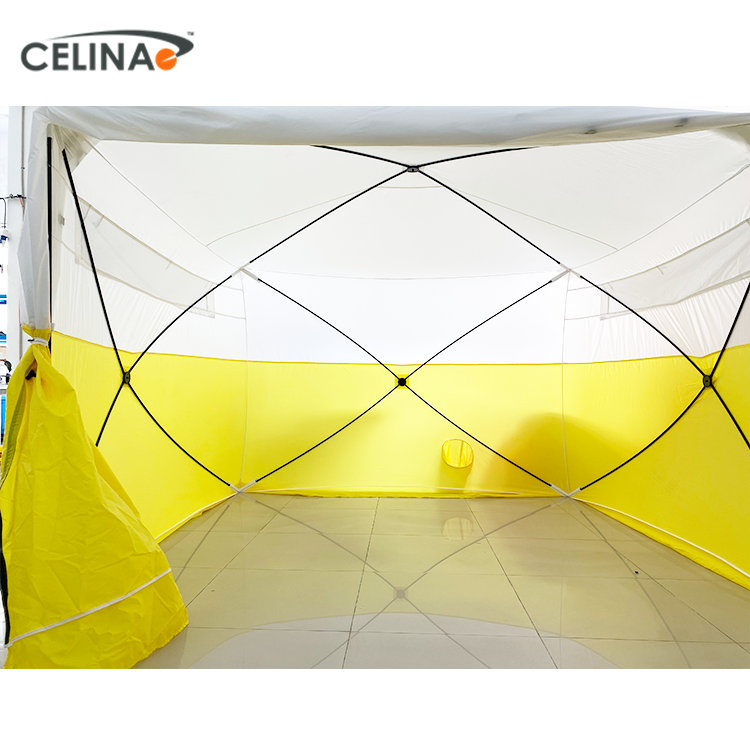 Celina Water Proof Flame Retardant Fiberglass Pole Pop-Up Work Tent