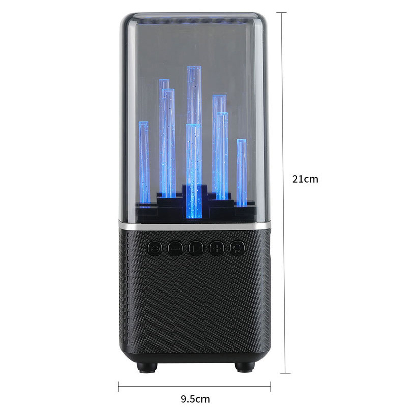 2022 City Colorful Lights 15W Wireless Bluetooth Speaker Outdoor Portable TWS Stereo Low Speaker Hands Free FM AU 3.5 TF Card