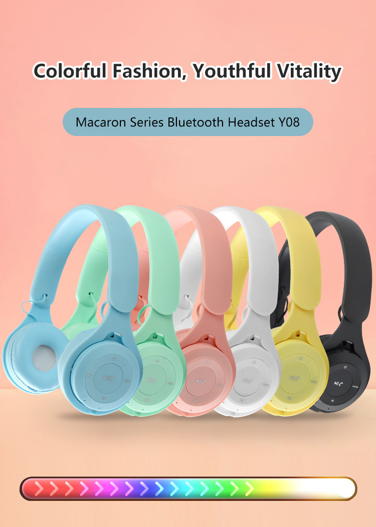 Wholesale Hot Selling Portable Folding Bluetooth Headphones Long Standby Promotion Gift Wireless Speaker Sport Headset