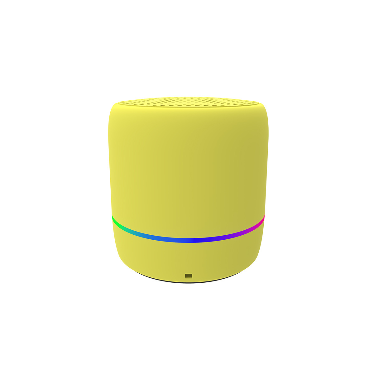 Portable Bluetooth Speaker Colorful LED Light USB Cylindrical MP3 Wireless Audio Subwoofer Rechargeable Suitable For Phone