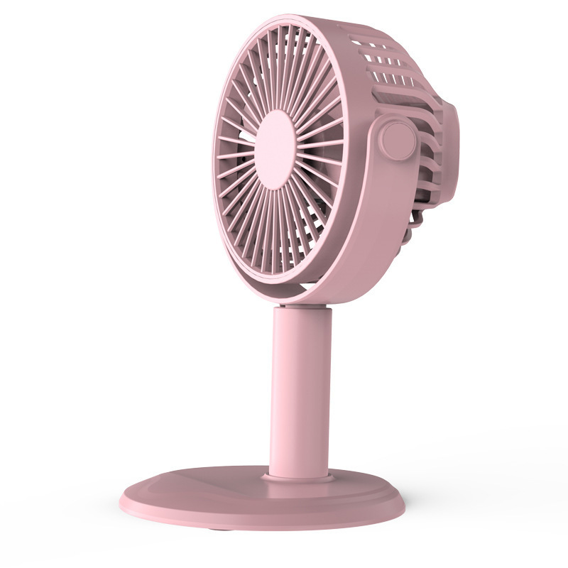 2023 New Portable Table Fan Mini Air Cooling Mute Circular Fan Phone Holder 360 Rotation Desktop USB Fans Korea Japan Popular