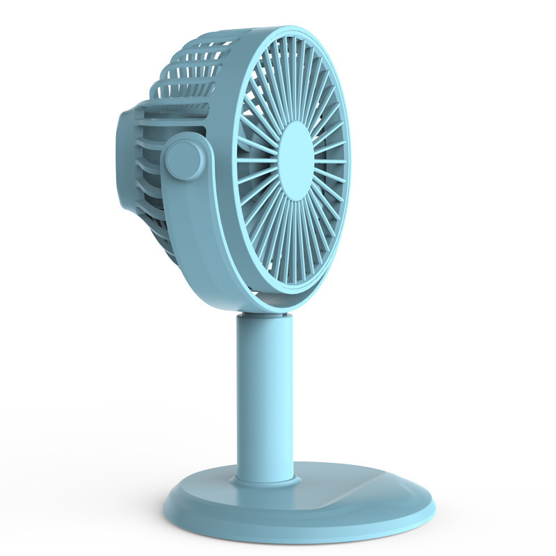 2023 New Portable Table Fan Mini Air Cooling Mute Circular Fan Phone Holder 360 Rotation Desktop USB Fans Korea Japan Popular