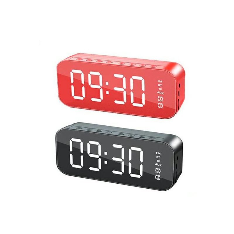 Multifunctional Smart Time Display LED Portable Alarm Clock with Time Display Lights Multi-Function BT 5.0 Speakers Subwoofer