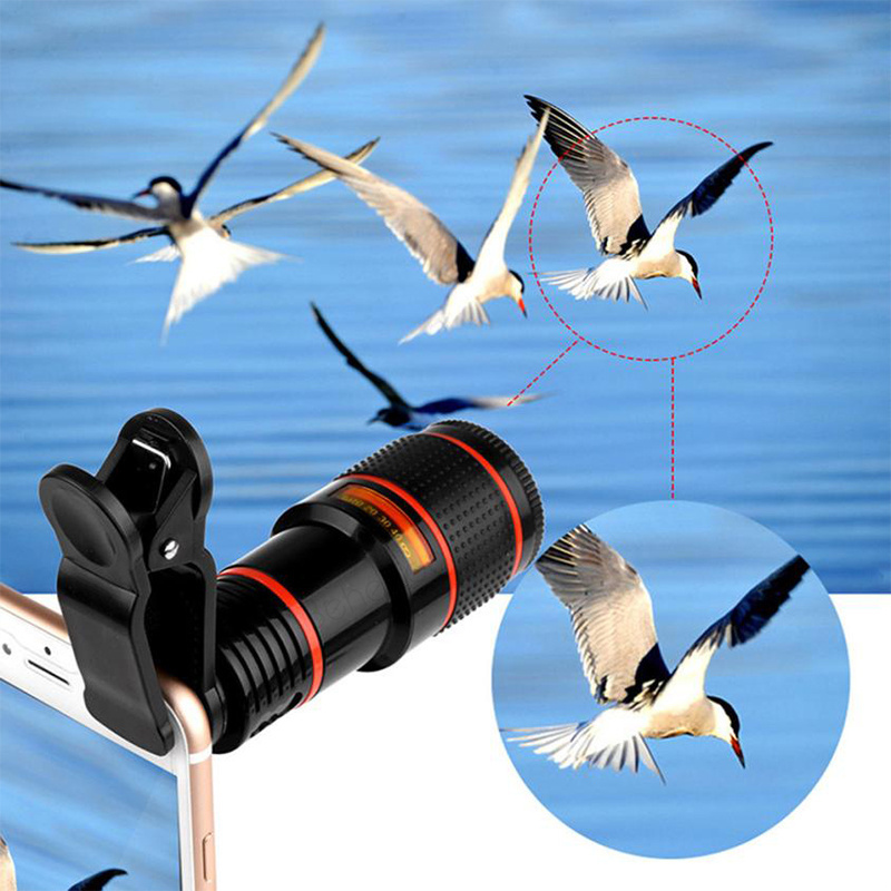 Camera External 12X Telescope Mobile Phone Zoom Lens Glass Mirror Long Focus Lens for Mobile Phone