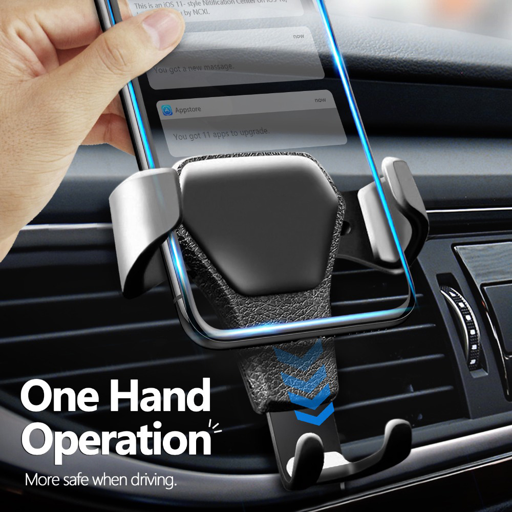 Air Vent Dash & Windshield Car Mount Phone Holder Desk Stand Pad & Mat for iPhone Samsung Moto Huawei Nokia LG Smartphones Car