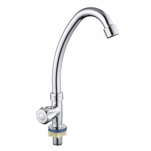 China Cheap Zinc Alloy Chrome Polished 360 Degree Rotation Restaurant Kitchen Sink Water Faucet