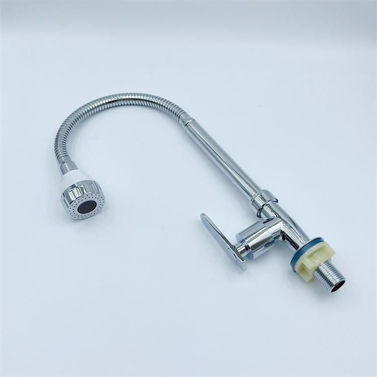 OEM Chrome Zinc Alloy Cold Water Kitchen Filter Taps Gooseneck Faucet With Sprayer Bar Faucets