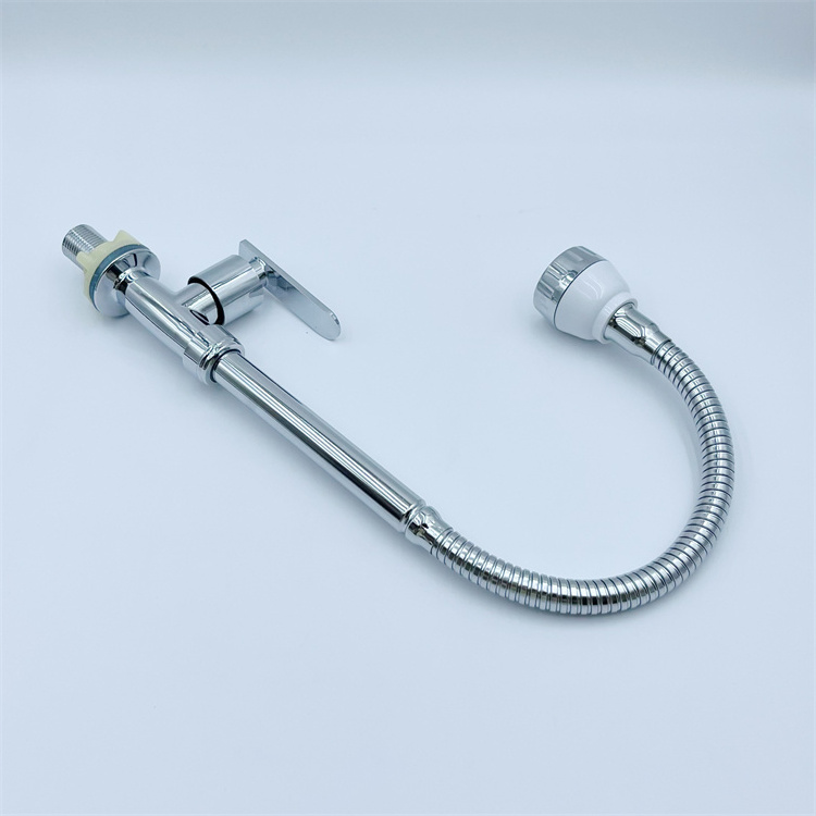 OEM Chrome Zinc Alloy Cold Water Kitchen Filter Taps Gooseneck Faucet With Sprayer Bar Faucets