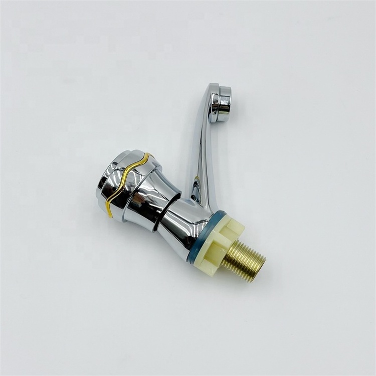 New design ABS wheel handle brass core lavatory zinc Basin tap bathroom sink faucet