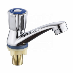 Wholesale sink water faucet deck mounted chrome finish zinc body bathroom water faucets