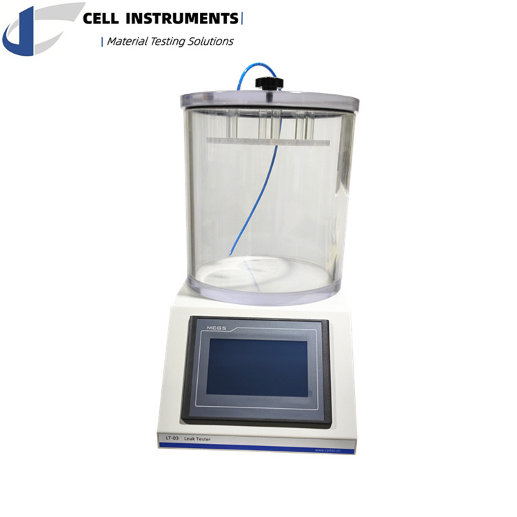 Bubble Leak Testing Equipment For Self Seal Bubble Bags Bubble Emission Method ASTM F2096 Lab Testing Equipment For Sale