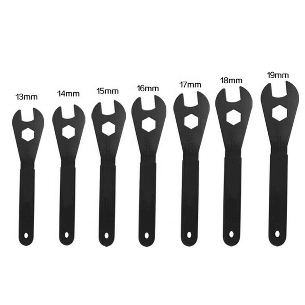 Carbon Steel Wrench Bicycle Hub Cone Wrench 13mm ~ 19mm Carbon Steel Bike Spanner Tool Bicycle Repair Tools