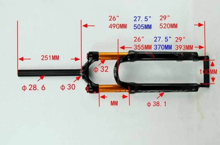 Bicycle air fork 26 27.5 29 ER MTB mountain bike suspension fork air resilience oil damping line lock for over SR SUNTOUR EPIXON