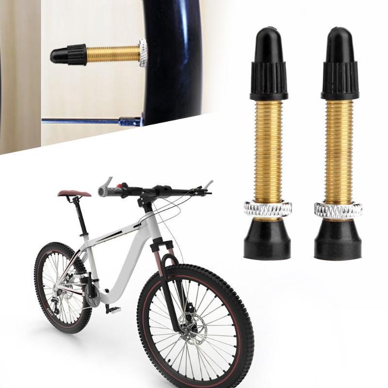 Mountain Road Bike Bicycle Copper Metal Tubeless Presta Valve Stems MTB Road Bike Repair Tool Bike Tyre Accessories