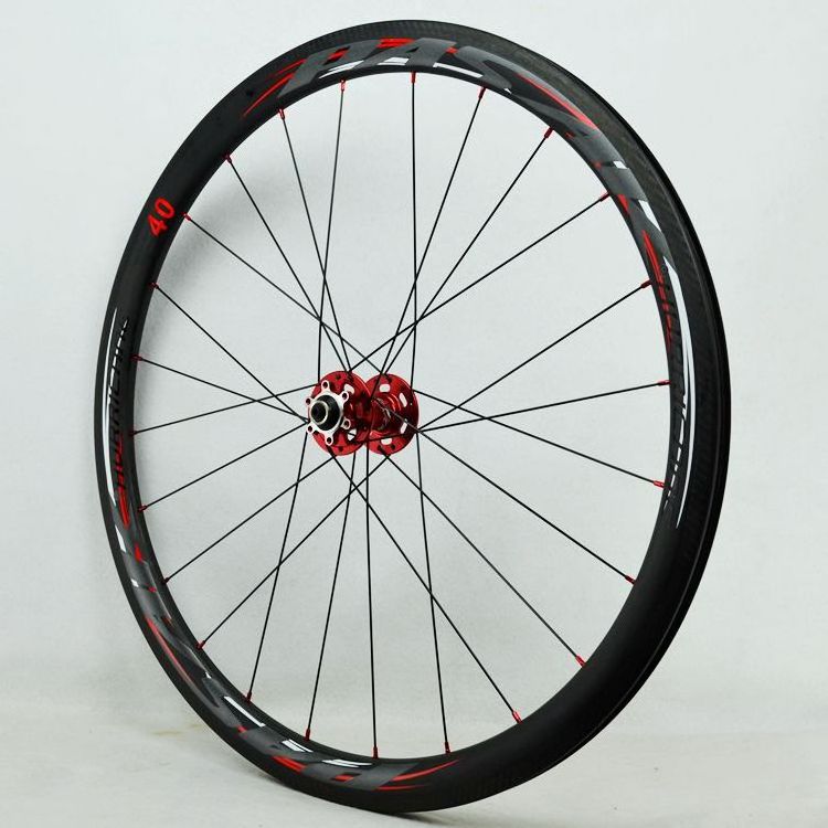 700C Road bicycle Disc Brake wheelset,40mm clincher Cycle Cross bike carbon wheel,UD/3K carbon rim gravel wheel 24hole 9mm QR