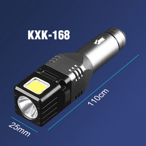 High Powered Led Flashlights Rechargeable Power Battery Lithium-Ion Use Long-lasting Durable Material Car Socket LED Light