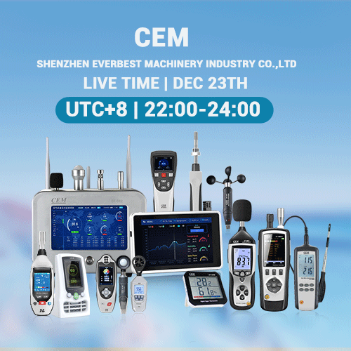 CEM DT-8863B Industrial infrared thermometer Dual Laser Targeting 800C thermometer 1472F Degree