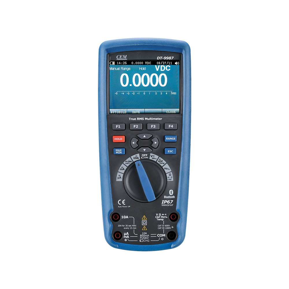 CEM DT-9987  50,000 counts Professional True RMS Industrial Multimeter data logger , rechargeable digital multimeter for sale