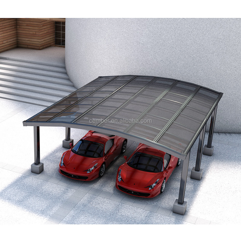 Factory Direct Sale Waterproof Garden Supplies Foldable Car Polycarbonate Solid Sheet Window Carport