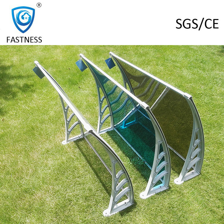 Wholesale Automatic Clean Garden Supplies Polycarbonate Rain Shelter Awnings Covers Front Door Canopy