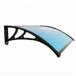 Metal aluminum bracket polycarbonate door canopy awning for balcony