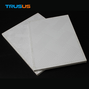 Vinyl Coated Gypsum Ceiling Tiles With Aluminium Foil Back