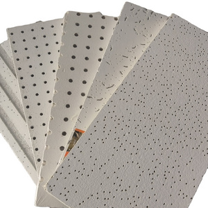 False Ceiling Boards Acoustic Roofing Panels Mineral Fiber Ceiling Tiles