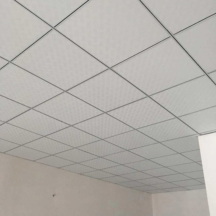 New Square Modern Design With Aluminum Foil Backing Gypsum Ceiling Tiles